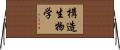 構造生物学 Horizontal Wall Scroll