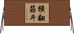 橫翻筋斗 Horizontal Wall Scroll