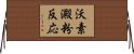 沃素澱粉反応 Horizontal Wall Scroll