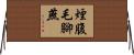 煙腹毛腳燕 Horizontal Wall Scroll