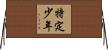特定少年 Horizontal Wall Scroll