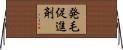 発毛促進剤 Horizontal Wall Scroll