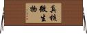 真核微生物 Horizontal Wall Scroll