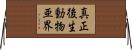 真正後生動物亜界 Horizontal Wall Scroll