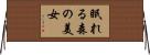 眠れる森の美女 Horizontal Wall Scroll