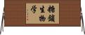 糖鎖生物学 Horizontal Wall Scroll