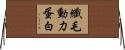 纖毛動力蛋白 Horizontal Wall Scroll