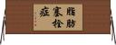 脂肪塞栓症 Horizontal Wall Scroll