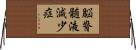 脳脊髄液減少症 Horizontal Wall Scroll