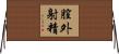 膣外射精 Horizontal Wall Scroll