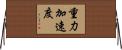 重力加速度 Horizontal Wall Scroll