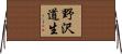 野沢道生 Horizontal Wall Scroll