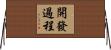 開發過程 Horizontal Wall Scroll
