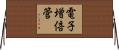 電子増倍管 Horizontal Wall Scroll