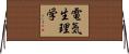 電気生理学 Horizontal Wall Scroll