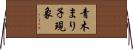 青木まり子現象 Horizontal Wall Scroll