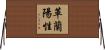 革蘭陽性 Horizontal Wall Scroll