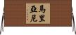 Mariani Horizontal Wall Scroll