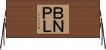 ＢＮＰＬ Horizontal Wall Scroll