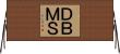 ＤＢＭＳ Horizontal Wall Scroll