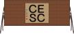 ＥＣＣＳ Horizontal Wall Scroll