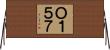 Ｏ１５７ Horizontal Wall Scroll