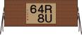 ＲＵ４８６ Horizontal Wall Scroll