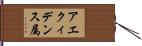 アエクィデンス属 Hand Scroll