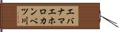 エバナマエホロカンベツ川 Hand Scroll