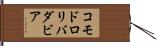 コモドロリバダビア Hand Scroll