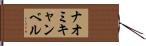 ナオミキャンベル Hand Scroll