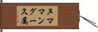 ヌママングース属 Hand Scroll