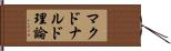マクドナルド理論 Hand Scroll