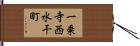 一乗寺西水干町 Hand Scroll
