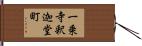 一乗寺釈迦堂町 Hand Scroll