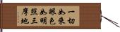 一切如來眼色如明照三摩地 Hand Scroll