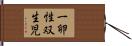 一卵性双生児 Hand Scroll