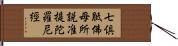 七倶胝佛母所說准提陀羅尼經 Hand Scroll