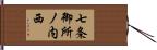七条御所ノ内西 Hand Scroll