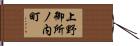 上野御所ノ内町 Hand Scroll