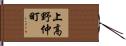 上高野仲町 Hand Scroll