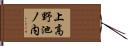 上高野池ノ内 Hand Scroll
