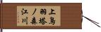上鳥羽塔ノ森江川 Hand Scroll