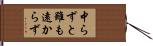 中らずと雖も遠からず Hand Scroll