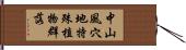 中山風穴地特殊植物群落 Hand Scroll