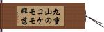 九重山のコケモモ群落 Hand Scroll