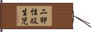 二卵性双生児 Hand Scroll
