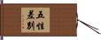 五性差別 Hand Scroll