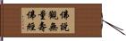 佛說觀無量壽佛經 Hand Scroll