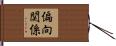 偏向関係 Hand Scroll